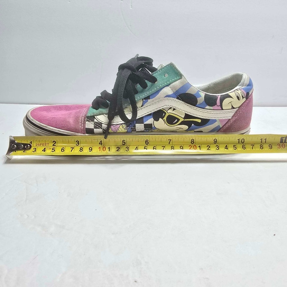Vans Old Skool Disney 90s Mickey Mouse Multi Color Sneakers Womens 10 Mens 8.5 - Picture 11 of 12